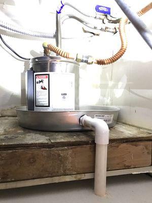 We install commercial 6 gallon water heaters