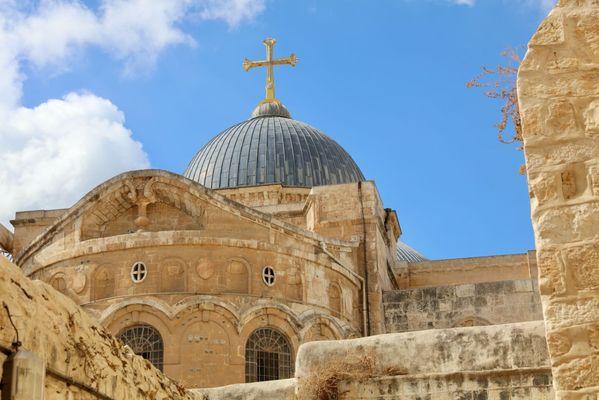 Church of the holy sepulchre in Jerusalem Israel