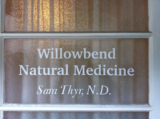 Dr. Sara Thyr's office door