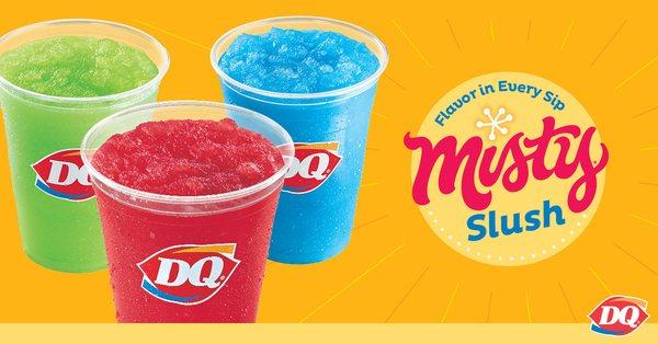 Misty Slushes - cool off on a warm summer day.