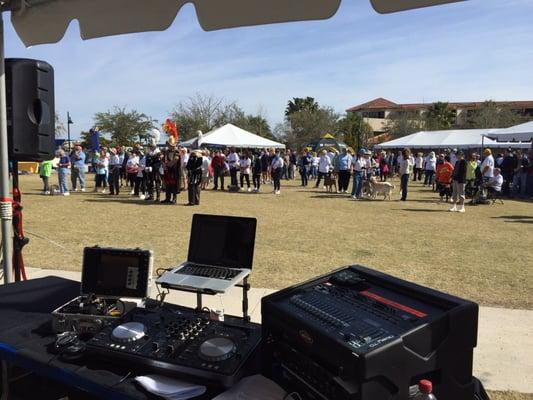 Southeastern Guide dogs setup.