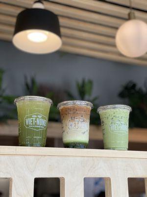 Matcha drinks