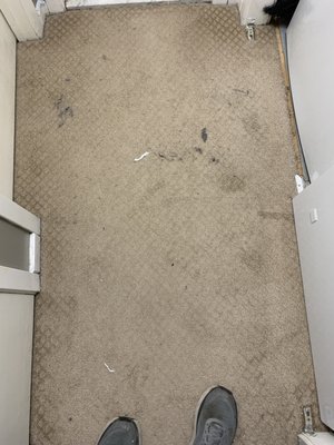 The Condition of the work area after a visit from Marcel's. Our condo association mandates dryer vent cleaning every year.