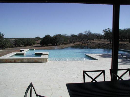 One of the pools we built.