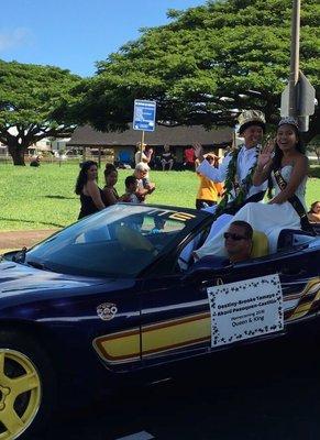 Hail to the homecoming king and queen!