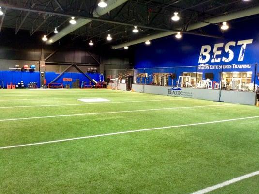 Our indoor turf field