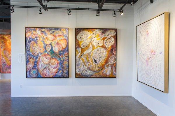 Interior shot at Jill Krutick Fine Art.