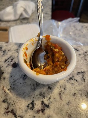 Homemade hot sauce