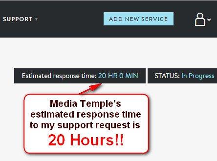 What? After Media Temple's bad security takes down several sites, they cannot even look into the issue for another 20 hours!