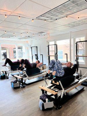 Group Pilates Reformer Class