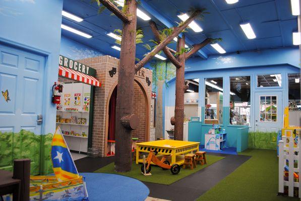 Visit our  fun family place to play - featuring a children's village for ages 1 to 8 and a Family Activity Room.