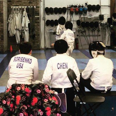 Club tournament at Windy City Fencing.