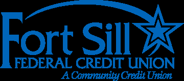 An image of Fort Sill Federal Credit Union's logo in blue colored text.