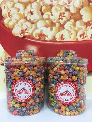 We offer many flavors of caramel corn.