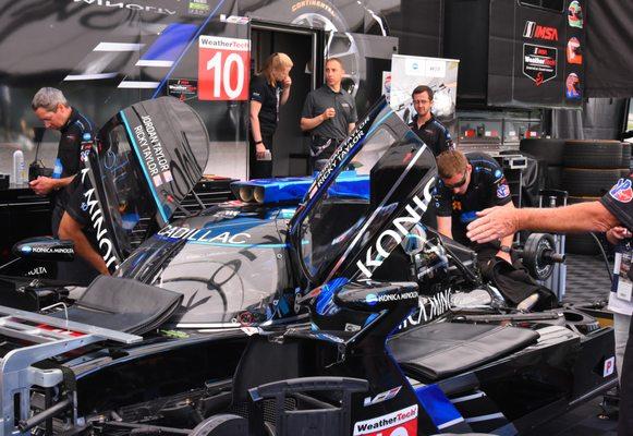 Cadillac's attention to detail makes them the team to beat in the WeatherTech Series on Belle Isle. Support staff behind the scenes is great