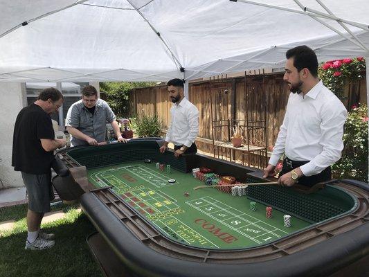 Craps at a Backyard Party!