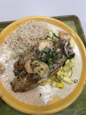 Blackened Catfish Pontchartrain