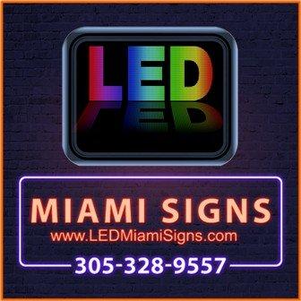 LED Miami Signs