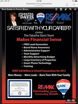 Real Estate  Career  Join The Tabatha Davis Team!!!!