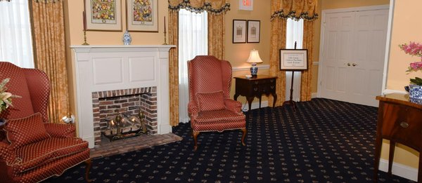 Interior of Finegan Funeral Home Inc. in Easton, PA