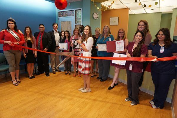 Ribbon cutting with Santee Chamber of Commerce