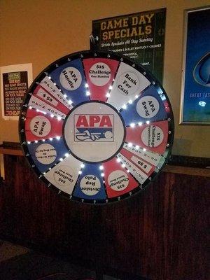 Prize wheel