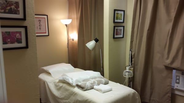 Comfortable and private treatment rooms let you relax and enjoy the healing process.