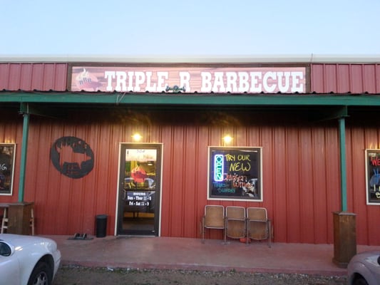 Soon to be world famous "Triple R Barbeque"!