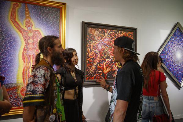 Psychedelic SF Art Gallery presents - Alex Grey & Allyson Grey LIVE Exhibition to November 15th