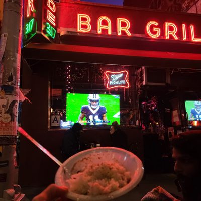 Red beans and rice during the Saints game! Who Dat?!