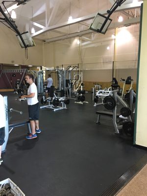 Third floor weight floor