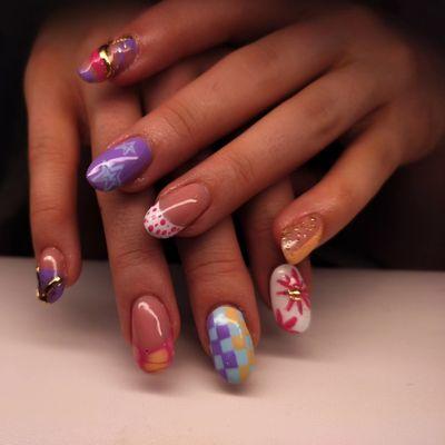 Gel-X with Nail Art