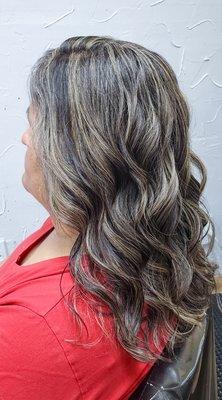 Gray blending highlights