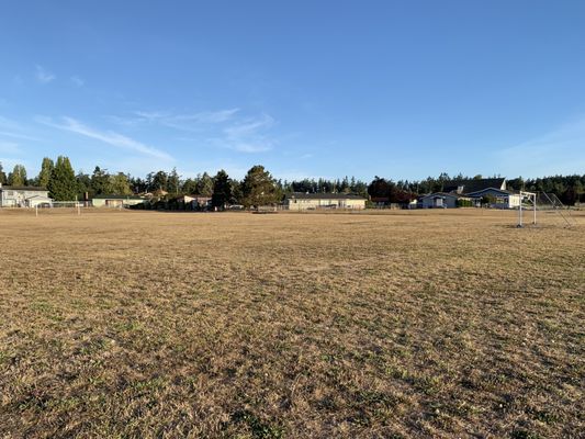 Soccer field.