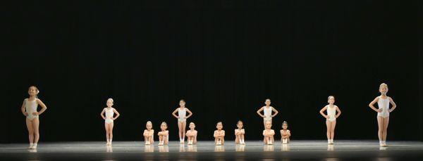 Levels A and B in 2019 performance of "The Ballet Class"