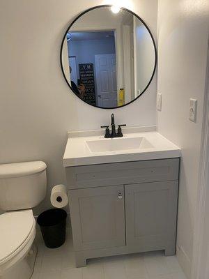 Bathroom face lift