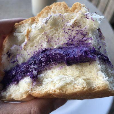 Ube cheesecake