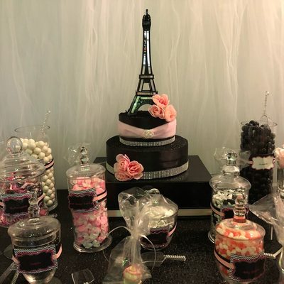 Pink and Black Paris Party