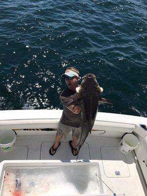 Another nice cobia... 65 pounder!