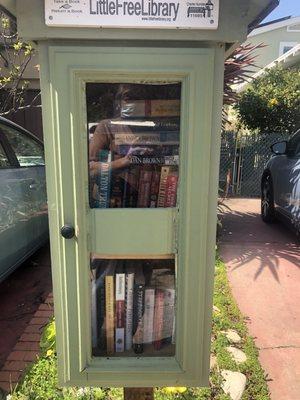 Tall green library