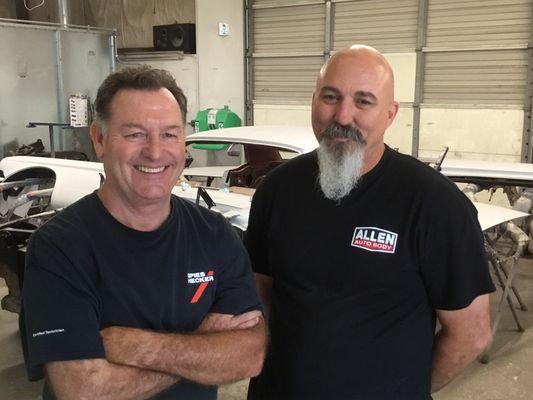 Meet the owner Kenny (right) and Bill, the product specialist (left).