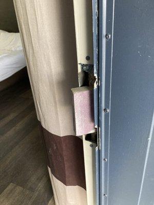 foam block for door security