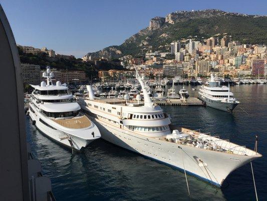 Yachts in Monaco Harbour