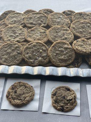 Peanut butter chocolate chip cookies.