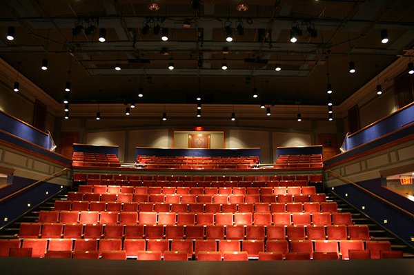 View of the seats from the stage