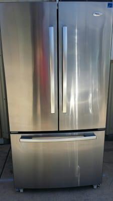 Stainless steel french door refrigerators