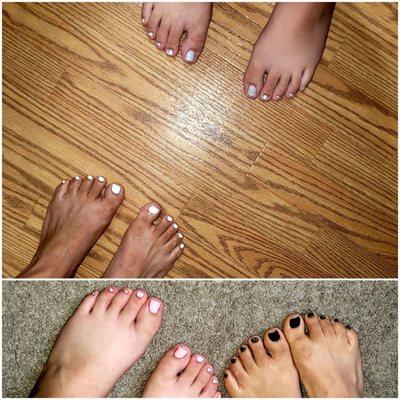 New York Nail Club Pedi (Top) vs NYC Pedi