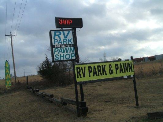 Gold Rush Pawn & RV Park~~918.987.1111