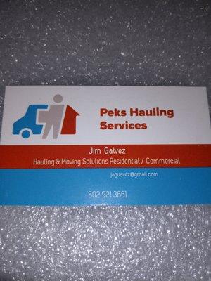 Peks Hauling Services