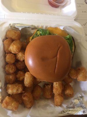 Cheeseburger and Tots!